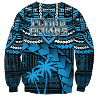 Fiji Rugby Sweatshirt Go Fijian Tapa Arty with World Cup Vibe LT9 - Polynesian Pride