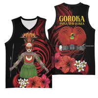 Huli Wigmen Tribe Hela Province Basketball Jersey Papua New Guinea Indigenous Pattern LT9 - Polynesian Pride
