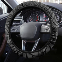 Mokomoko Tribe Eastern Highlands Province Steering Wheel Cover Papua New Guinea Indigenous Pattern LT9 - Polynesian Pride