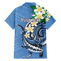 FSM Kosrae Polynesian Shark Tattoo Personalised Family Matching Summer Maxi Dress and Hawaiian Shirt