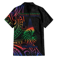 New Caledonia Polynesian Tatoo Personalised Family Matching Puletasi and Hawaiian Shirt LT9 - Polynesian Pride