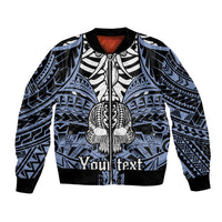 personalised-polynesia-skull-bomber-jacket-with-boars-tusk-blue-arty-vibe