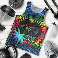 personalised-fiji-lgbt-men-tank-top-love-is-love-tapa-pattern-rainbow-water-color