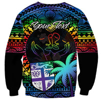 personalised-fiji-lgbt-sweatshirt-love-is-love-tapa-pattern-rainbow-water-color
