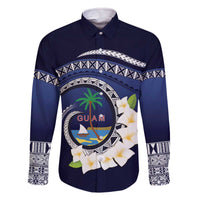 Hafai Adai Guam Guasalis Family Matching Off The Shoulder Long Sleeve Dress and Hawaiian Shirt Polynesian Tribal Pattern