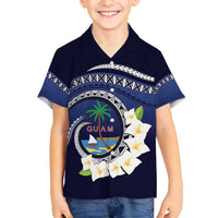 Hafai Adai Guam Guasalis Family Matching Puletasi and Hawaiian Shirt Polynesian Tribal Pattern
