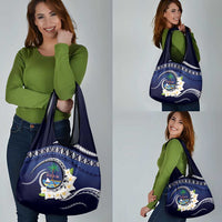 Hafai Adai Guam Guasalis Grocery Bag Polynesian Tribal Pattern