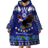 American Samoa Christmas Wearable Blanket Hoodie Manuia le Kerisimasi Polynesian Tribal LT9 - Polynesian Pride