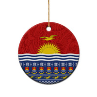 Personalised Kiribati Christmas Ceramic Ornament Tekeraoi n Te Tiritimati Polynesian Tribal LT9 - Polynesian Pride