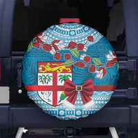 Fijian Tagimoucia Flowers Spare Tire Cover Christmas Coquette bow