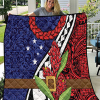 Samoan Ula Fala Flowers Quilt Christmas Santa Belt