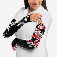 Aotearoa Toitu Te Tiriti Arm Sleeves New Zealand Stand Together Stand Stronger - Polynesian Pride