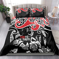 Aotearoa Toitu Te Tiriti Bedding Set New Zealand Stand Together Stand Stronger