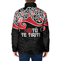 Aotearoa Toitu Te Tiriti Padded Jacket New Zealand Stand Together Stand Stronger LT9 - Polynesian Pride