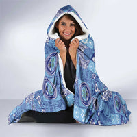 Federated States of Micronesia Merry Christmas Hooded Blanket Pacific Patchwork Xmas Vibes - Polynesian Pride