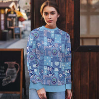 Federated States of Micronesia Merry Christmas Ugly Christmas Sweater Pacific Patchwork Xmas Vibes - Polynesian Pride