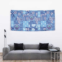 Federated States of Micronesia Merry Christmas Tapestry Pacific Patchwork Xmas Vibes - Polynesian Pride
