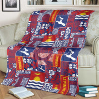 Kiribati Tekeraoi n te Kiritimati Blanket Pacific Patchwork Xmas Vibes - Polynesian Pride