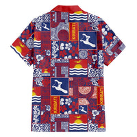Kiribati Tekeraoi n te Kiritimati Family Matching Mermaid Dress and Hawaiian Shirt Pacific Patchwork Xmas Vibes - Polynesian Pride