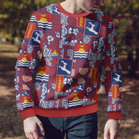 Kiribati Tekeraoi n te Kiritimati Ugly Christmas Sweater Pacific Patchwork Xmas Vibes - Polynesian Pride