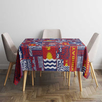 Kiribati Tekeraoi n te Kiritimati Tablecloth Pacific Patchwork Xmas Vibes - Polynesian Pride