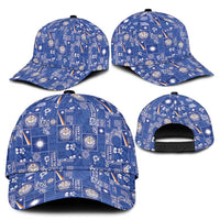 Marshall Islands Merry Christmas Classic Cap Pacific Patchwork Xmas Vibes - Polynesian Pride
