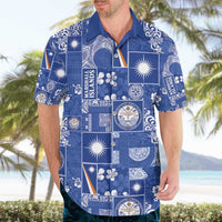 Marshall Islands Merry Christmas Hawaiian Shirt Pacific Patchwork Xmas Vibes - Polynesian Pride