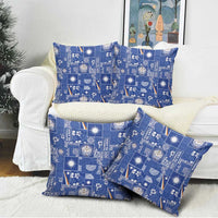 Marshall Islands Merry Christmas Pillow Cover Pacific Patchwork Xmas Vibes - Polynesian Pride