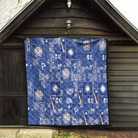 Marshall Islands Merry Christmas Quilt Pacific Patchwork Xmas Vibes - Polynesian Pride