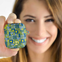 Palau Ungil Kurismas AirPods Case Pacific Patchwork Xmas Vibes - Polynesian Pride