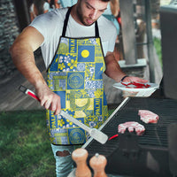 Palau Ungil Kurismas Apron Pacific Patchwork Xmas Vibes - Polynesian Pride