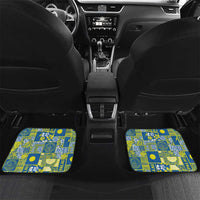 Palau Ungil Kurismas Car Mats Pacific Patchwork Xmas Vibes - Polynesian Pride