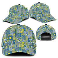 Palau Ungil Kurismas Classic Cap Pacific Patchwork Xmas Vibes - Polynesian Pride