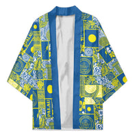 Palau Ungil Kurismas Kimono Pacific Patchwork Xmas Vibes - Polynesian Pride