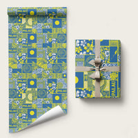 Palau Ungil Kurismas Wrapping Paper Pacific Patchwork Xmas Vibes - Polynesian Pride