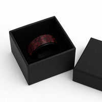 Dark Samoa Manuia Le Kerisimasi Spinner Ring Pacific Patchwork Xmas Vibes - Polynesian Pride