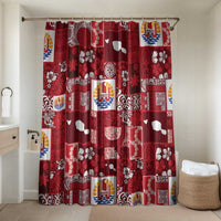 Tahiti Oaoa I Teie Noera Bathroom Set Pacific Patchwork Xmas Vibes - Polynesian Pride