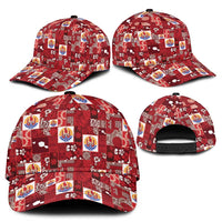 Tahiti Oaoa I Teie Noera Classic Cap Pacific Patchwork Xmas Vibes LT9 - Polynesian Pride