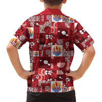 Tahiti Oaoa I Teie Noera Family Matching Puletasi and Hawaiian Shirt Pacific Patchwork Xmas Vibes LT9 - Polynesian Pride