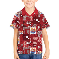 Tahiti Oaoa I Teie Noera Family Matching Summer Maxi Dress and Hawaiian Shirt Pacific Patchwork Xmas Vibes - Polynesian Pride