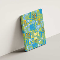 Tuvalu Manuia te Kilisimasi Canvas Wall Art Pacific Patchwork Xmas Vibes - Polynesian Pride