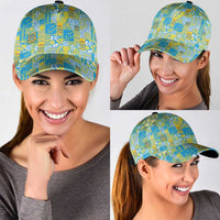 Tuvalu Manuia te Kilisimasi Classic Cap Pacific Patchwork Xmas Vibes - Polynesian Pride