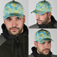 Tuvalu Manuia te Kilisimasi Classic Cap Pacific Patchwork Xmas Vibes LT9 - Polynesian Pride