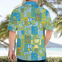 Tuvalu Manuia te Kilisimasi Hawaiian Shirt Pacific Patchwork Xmas Vibes - Polynesian Pride