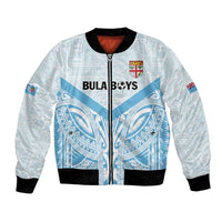 Fiji Football Custom Bomber Jacket Bula Boys Go Champions