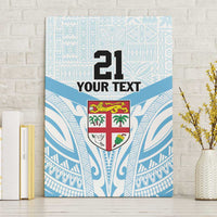 Fiji Football Custom Canvas Wall Art Bula Boys Go Champions