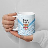 Fiji Football Custom Ceramic Mug Bula Boys Go Champions - Polynesian Pride