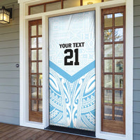 Fiji Football Custom Door Cover Bula Boys Go Champions - Polynesian Pride