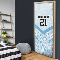 Fiji Football Custom Door Cover Bula Boys Go Champions - Polynesian Pride