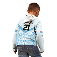 Fiji Football Custom Kid Hoodie Bula Boys Go Champions